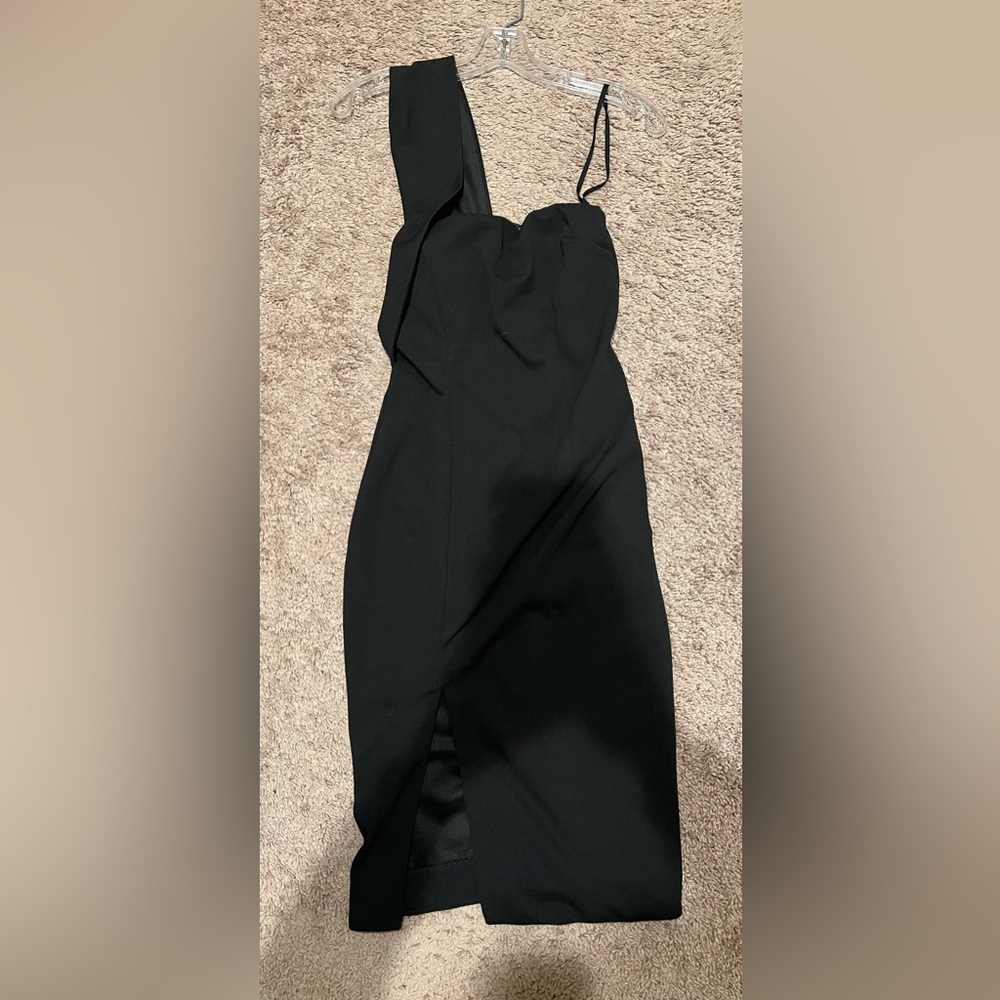 ❌SOLD❌ Preloved black midi dress size medium